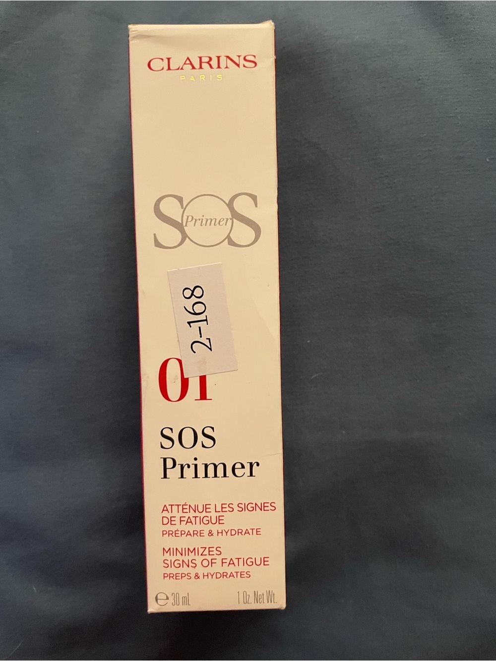 Clarins SOS Primer 01 Pink and White Tube